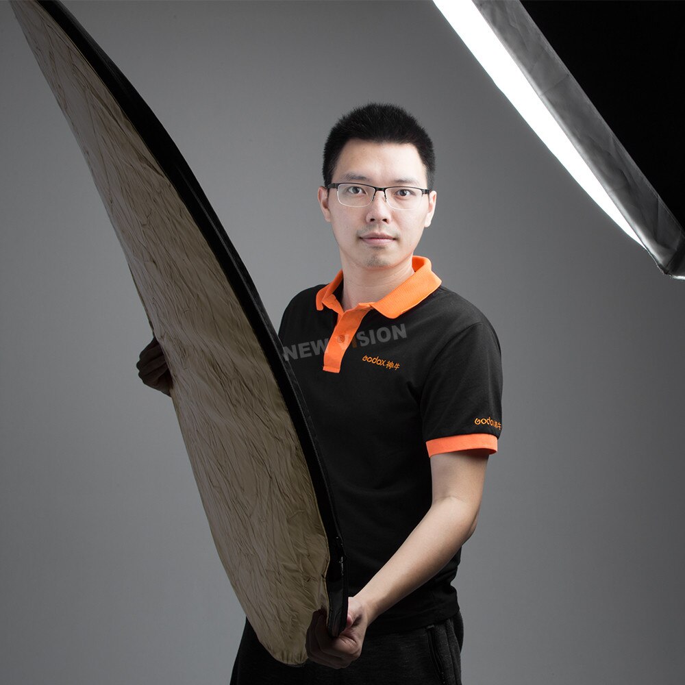 Godox 60X90Cm 80Cm 110Cm 100X150Cm 150X200Cm 2 In 1 inklapbare Licht Ronde Fotografie Reflector Voor Studio Multi Photo Disc