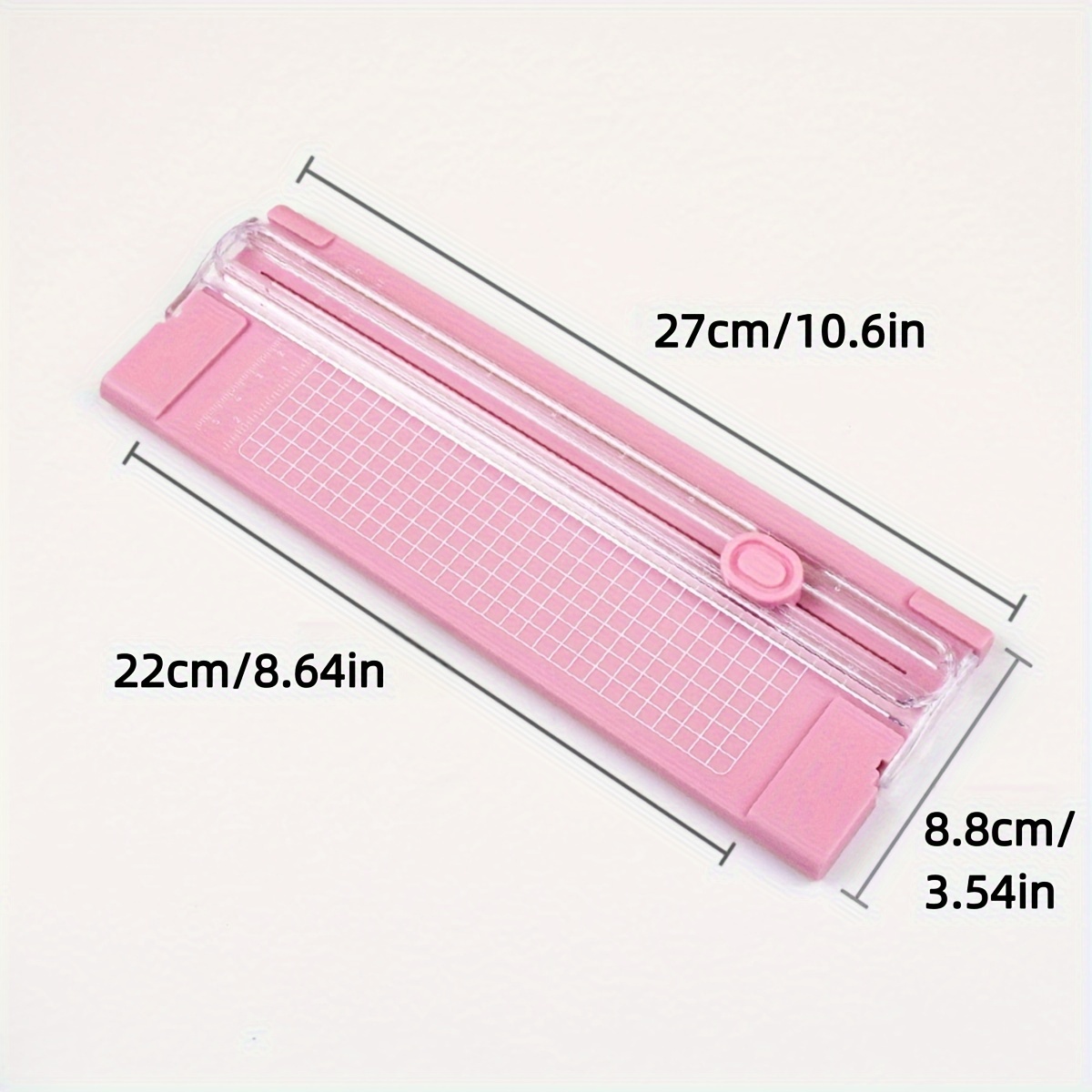 1 st 4 mini pappersskärare pappersskärmaskin för hantverk papperskort fotolaminerat papper scrapbooking heminredning verktyg