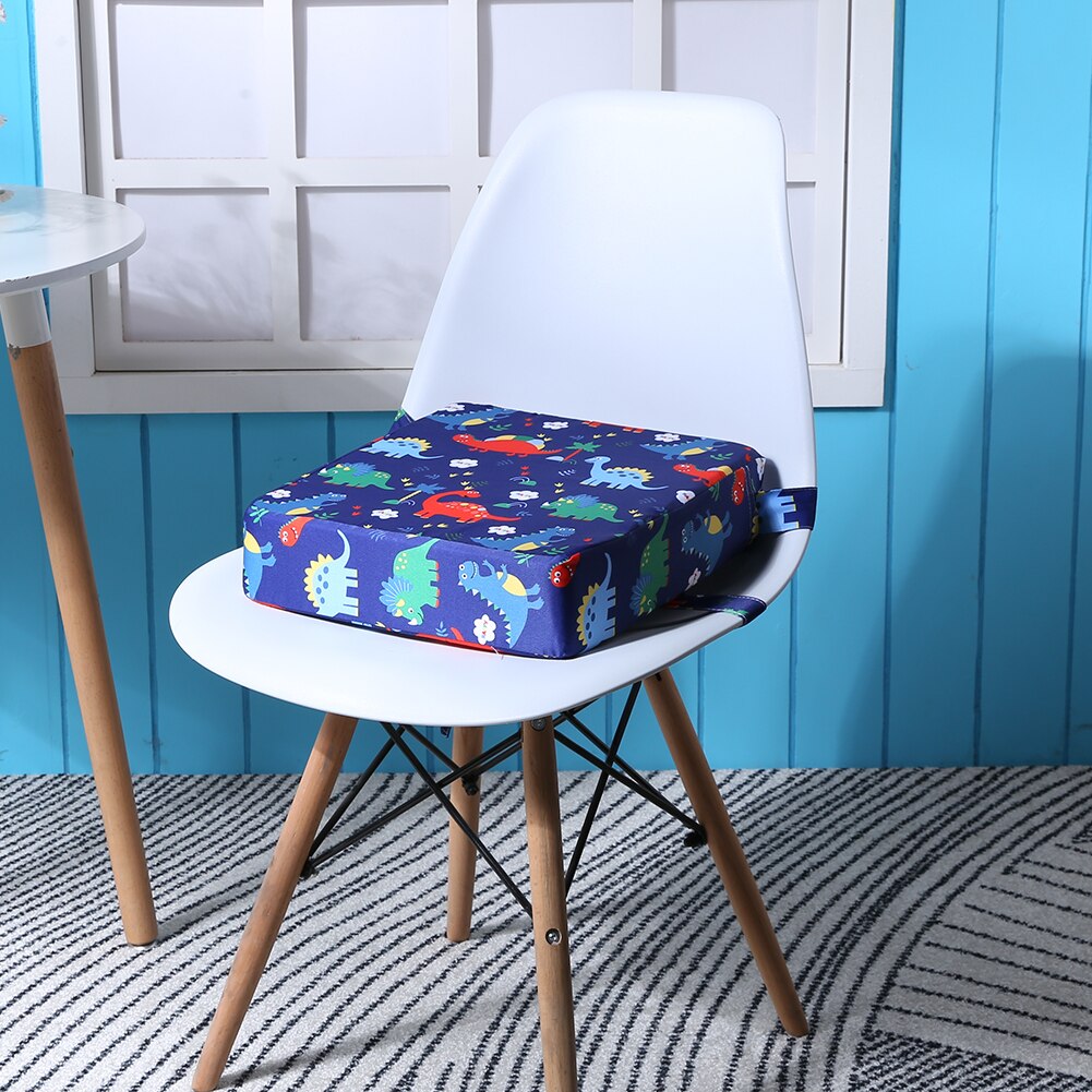 Asiento elevador portátil ajustable para niños, silla gruesa para comedor, aumento de cojín, lavable