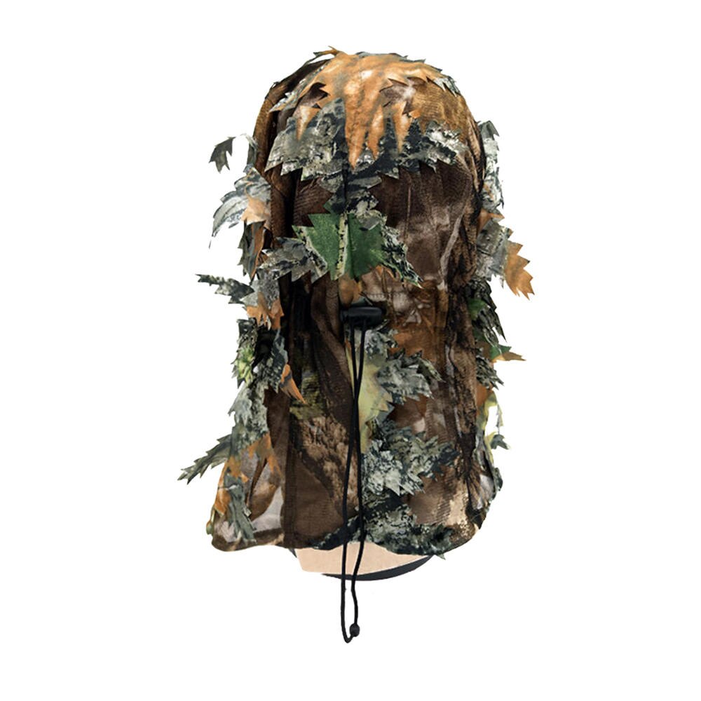 thumbnail interactive-video image 1 of 2-Pack Camo Hunting Face Masks - Adjustable Breathable Mesh Balaclava For Outdoor Sports 1 of 6