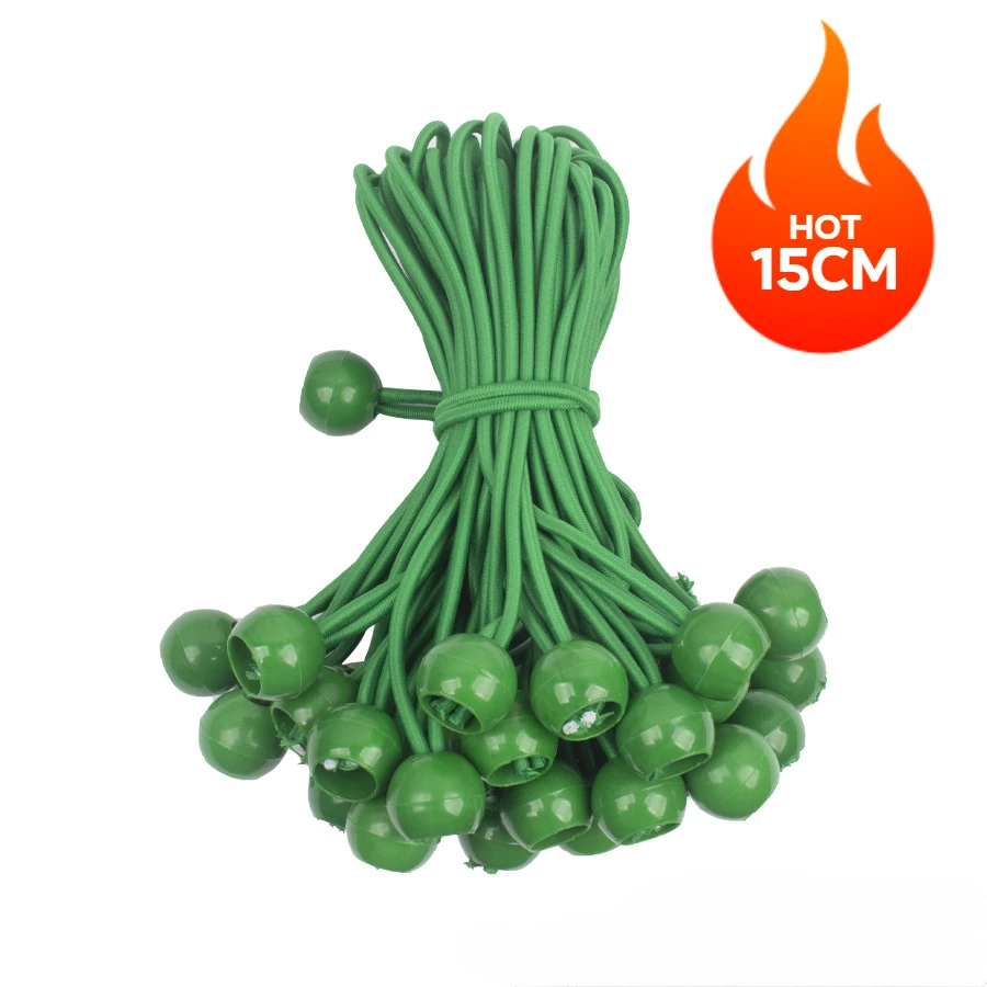 10pcs Binding Elastic Rope With Elastic Balls Tent Stakes Canvas Tent Cloths Ship Pole Fixation Flagpole Tie Camping Accessories: PURPLE
