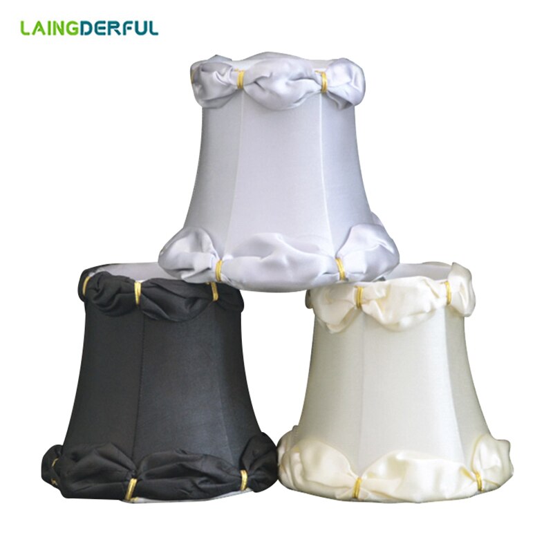 Modern lyx tyg lampskärm modern art déco tyg lampskärm för kristallkrona vägglampa ljusskärm 80*120*110mm