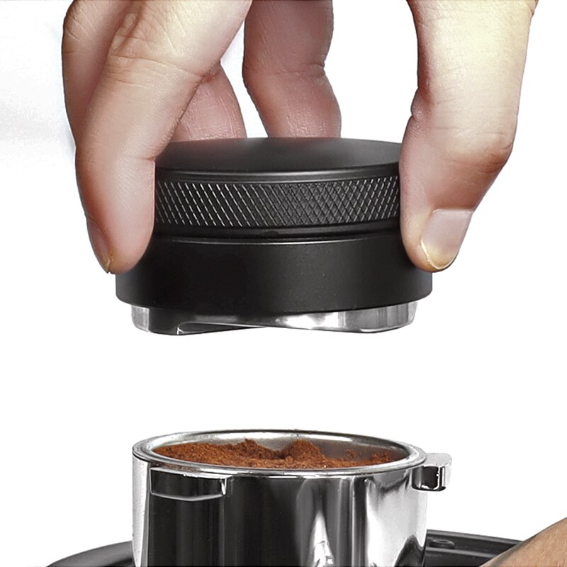 Kaffefordeler espresso distribusjonsverktøy 51mm/53mm/58mm nivåer tre vinklede skråninger justerbar håndflate tamper for portafilter