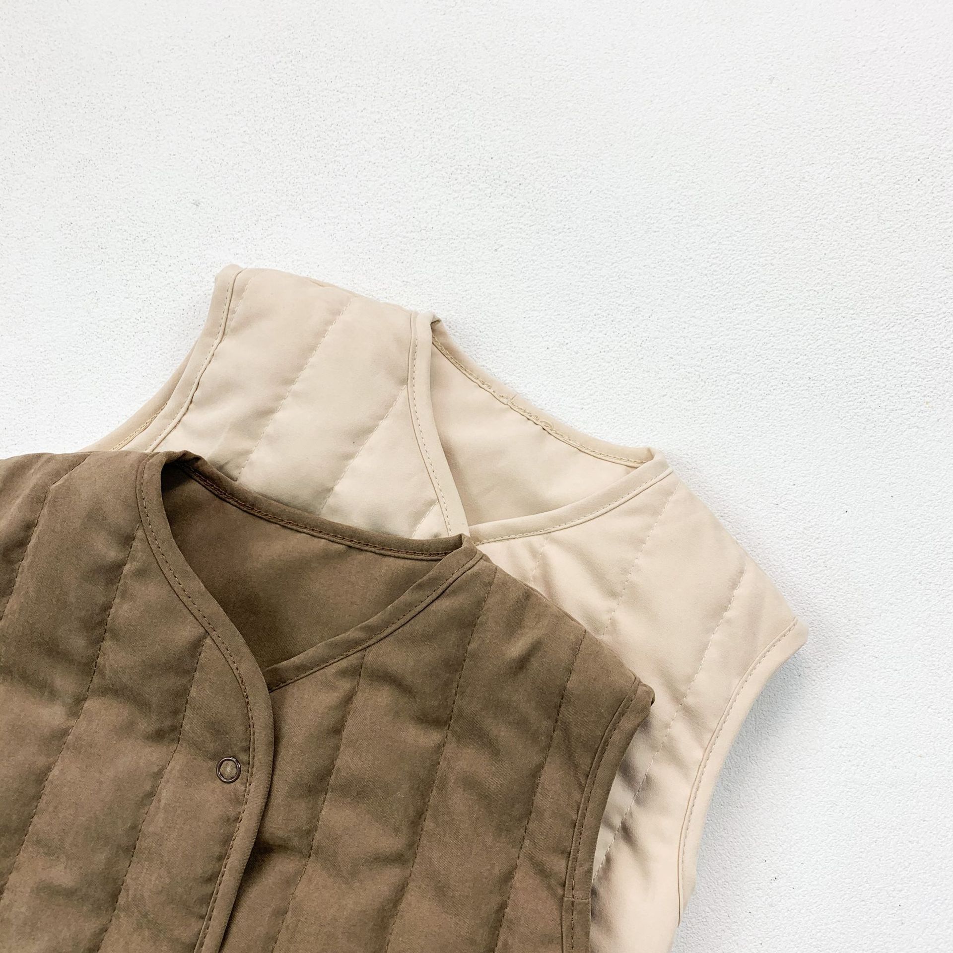 Herfst Winter Kinderen Mouwloze Mode Kleding Baby Meisjes Jongens Solid Casual Warme Vesten En Hoed Kids Vesten 6M-3T