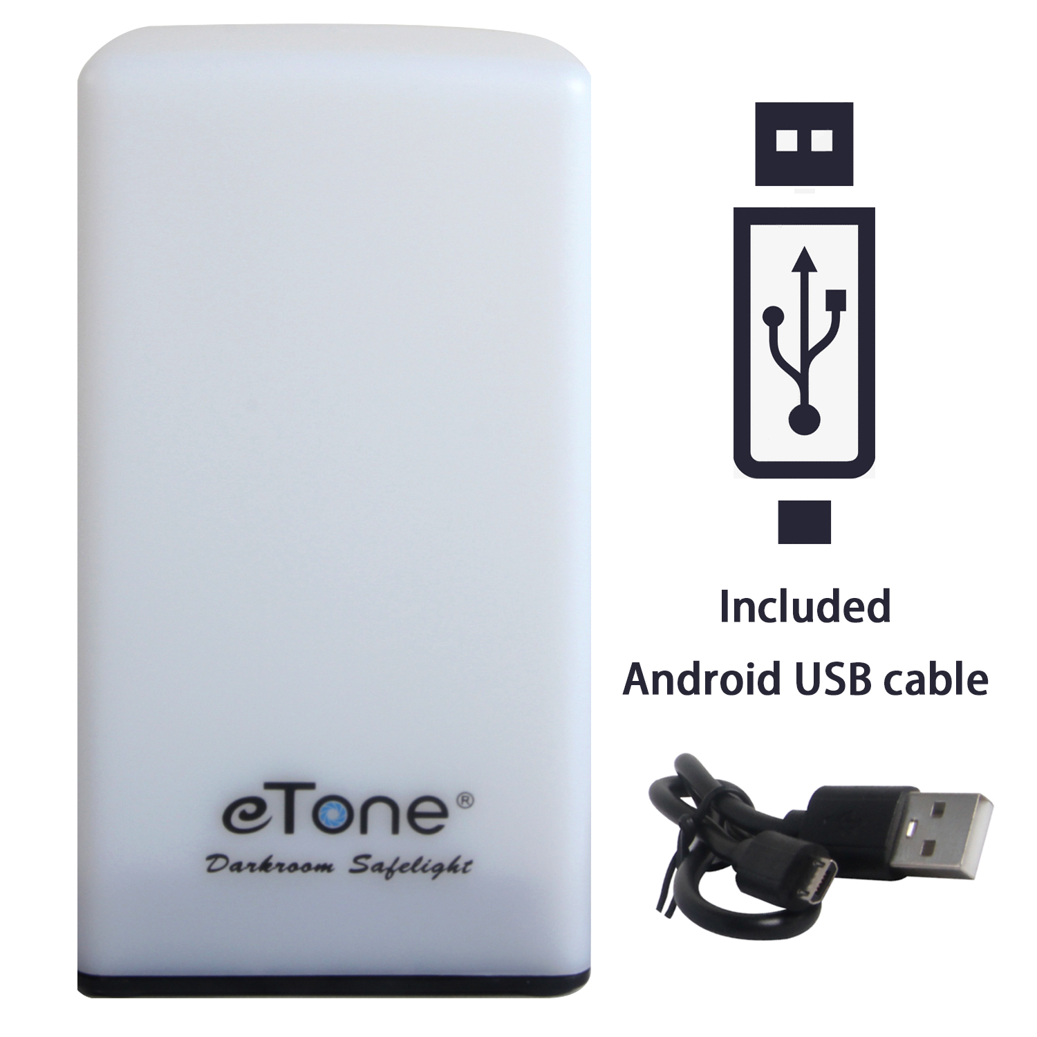 eTone Portable Darkroom Red Safe Light 635nm LED Safelight B/W Film Process Developing