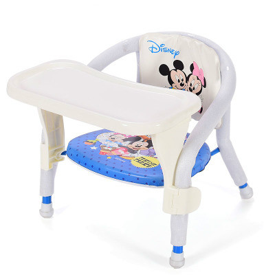 Kinderen stoel met plaat baby eten tafel Baby kruk kind eten stoel terug