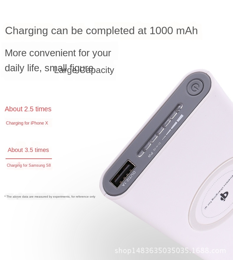 10000 mAh Qi wireless charger power bank external battery wireless charging power bank iPhone 11 X Samsung Huawei Xiaomi