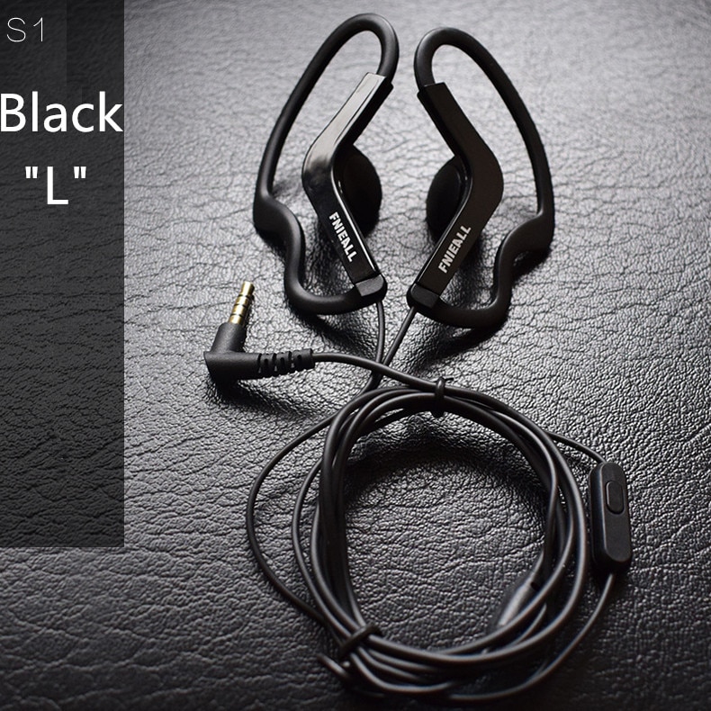 Ear Hook 13MM Sport Running Bass Headphones Ears Painless Earphone Control HiFi for iPhone /Xiaomi IOS Android Smart Phones