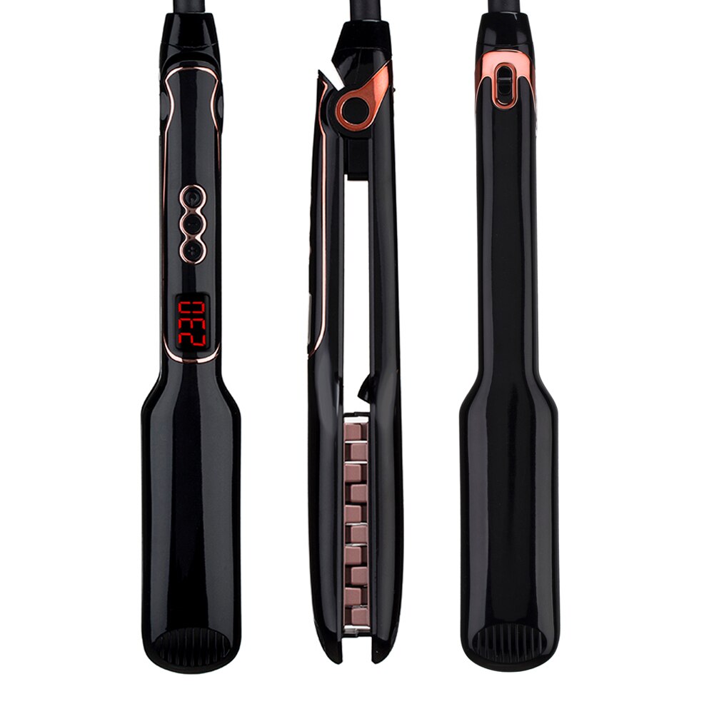 Flat Iron Hair Straightener Volumizing Hair Iron Straightening Ceramic Corrugated Hair Curler Wand Curling Iron