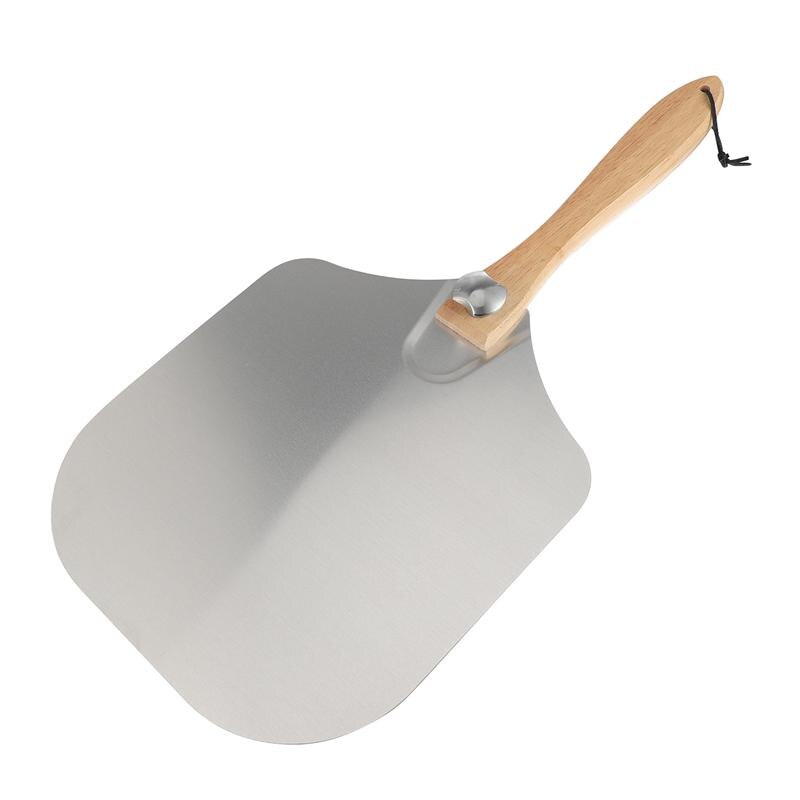 1 Set Stainless Steel Pizza Shovel Pizza Cutter Wheel Pizza Cutter Pie Cutter Pizza Shovel Handle Baking Shovel Pizza Transfer