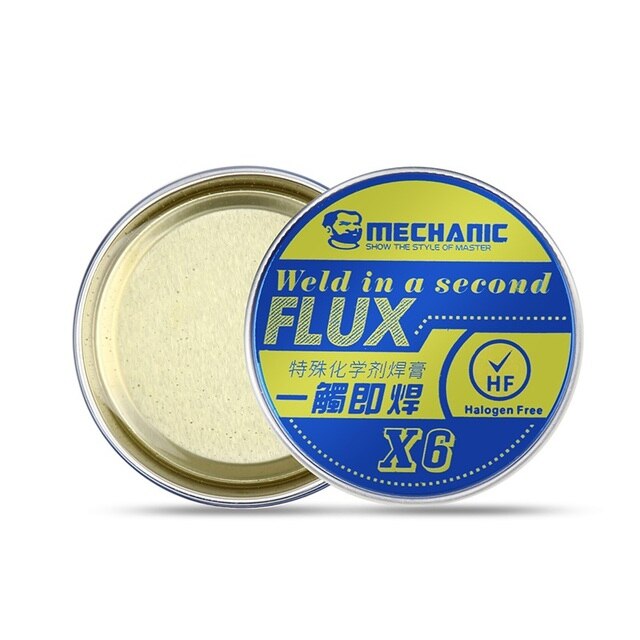 MECHANIC X6/X8/X9 Rosin Flux Solder Paste Imported Mild Halogen-Free Lead-Free No-Clean Welding Flux for PCB BGA Welding: X6