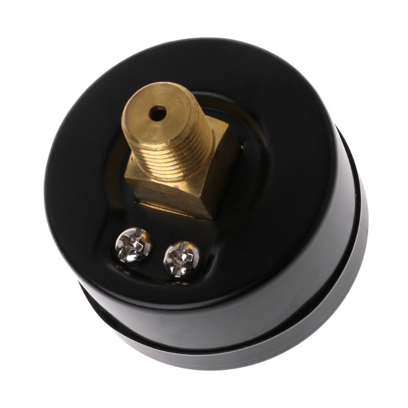 Mini Air Vacuum Pressure Gauge 50mm Pressure Meter -1bar -30inHg 1/4" Back Mount G88A