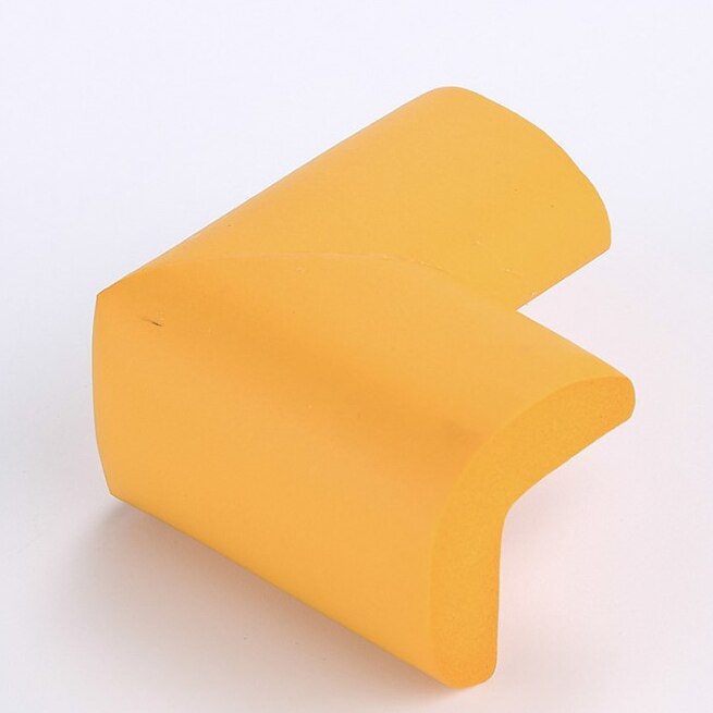 8pcs/lot 55mm*55mm Soft Table Desk Corner Protector Baby Safety Edge Corner Guards For Children Safety Protect Tape Cushion: 8pcs orange