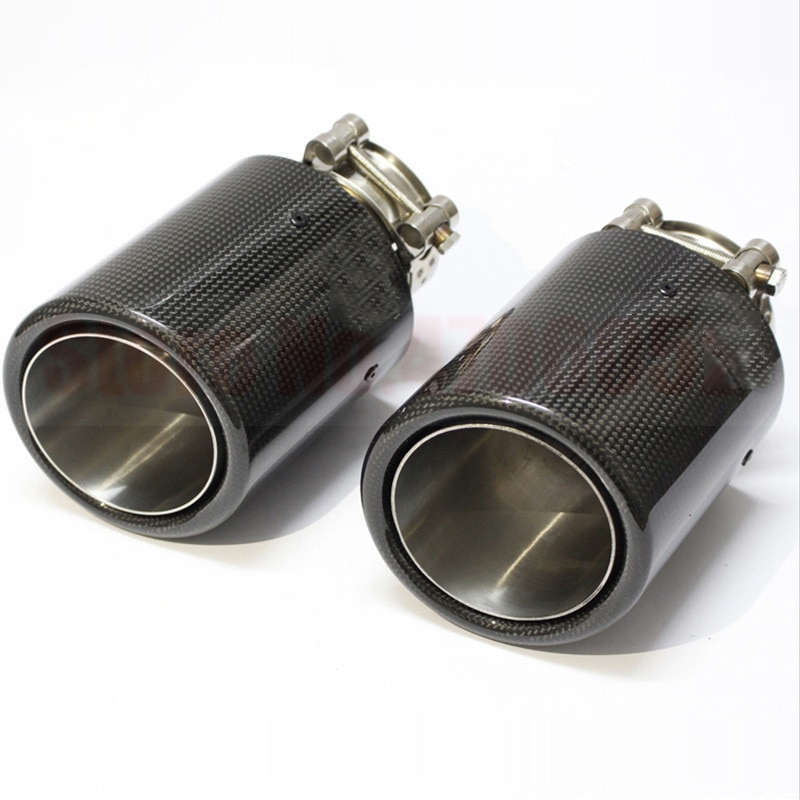 Embout de silencieux d'échappement décoratif universel Akrapovic, en acier inoxydable, brillant, 1 pièce, pour voiture