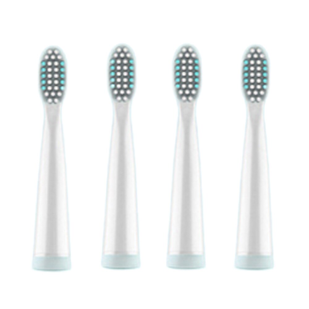 Replacement toothbrush head, Soft hair brush head, Detachable toothbrush head: Blue 4pcs