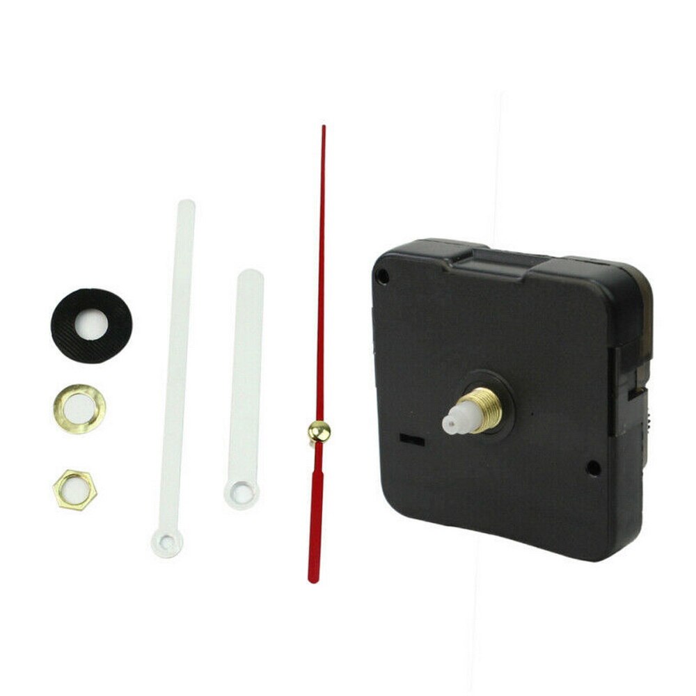 8X DIY Zauberstab Quarzuhr Bewegung Weiß + verrotten Hände Spindel Mechanismus Reparatur Werkzeug Kunststoff + Aluminium