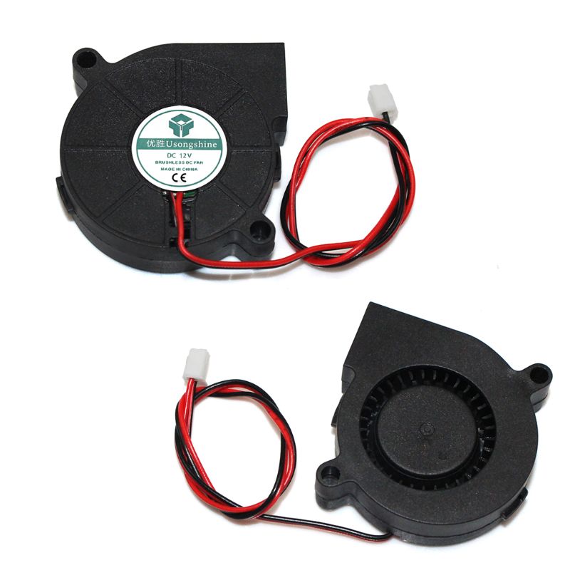 3D Drucker Lüfter 5015 50x50x15mm Kreisel Gebläse Fan 5V 12V 24V 2-Pin Bürstenlosen Kühlung Kühler Fan Neue