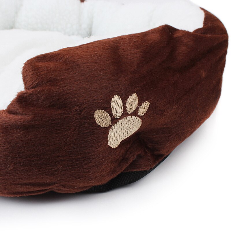 Coussin de lit en cachemire très doux pour chien, niche pour chat, panier pour chiot, niche, Chihuahua, poméranien