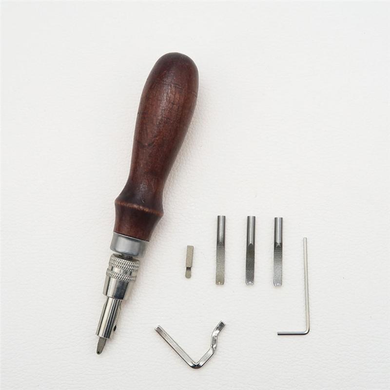 1 Set Leather Crafting Tools Supplies Leather Starter Kit Leather Stitching Kit