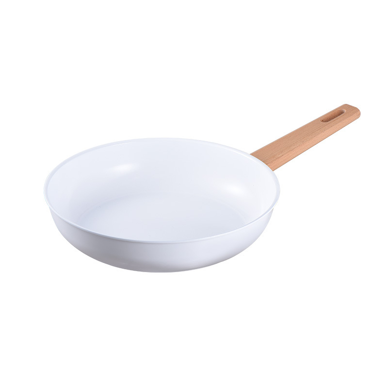 Double-sided Ceramic Frying Pan Series with 18CM Milk Pot and 24CM Soup Pot Combination WJ