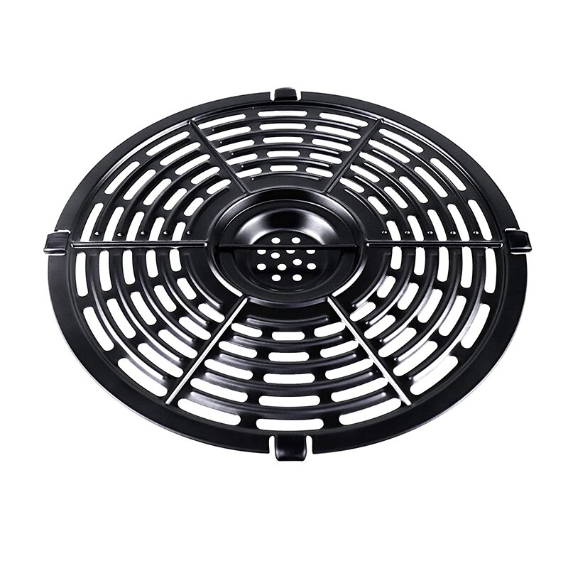 Air Fryer Accessories Grill Pan for Power Air Fryers, Steamer Rack, Crisper Plate, Air Fryer Replacement, Fry Pan: Default Title
