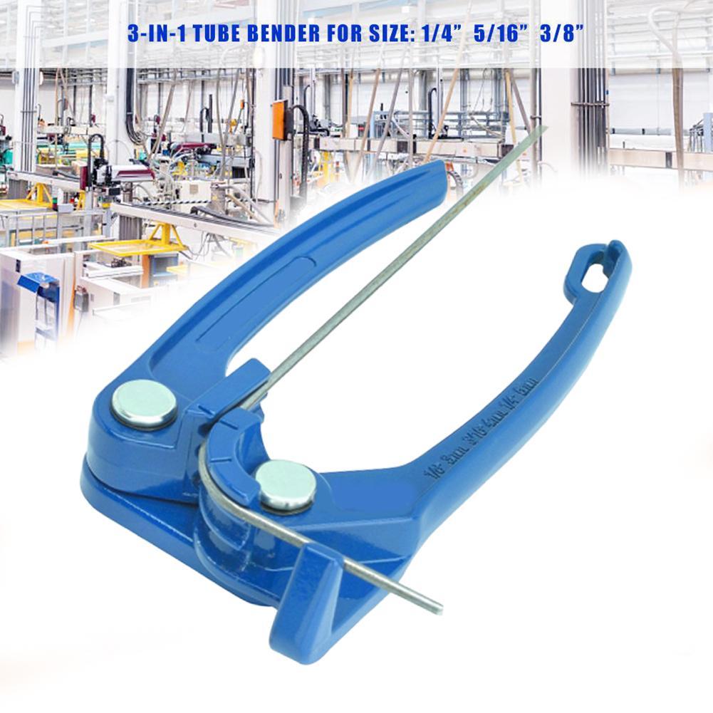 Bender Tubing Fuel Brake AC Refrigerant Line Bending Tool Alloy Tubing Bender Brake Fuel Line Curving Pliers