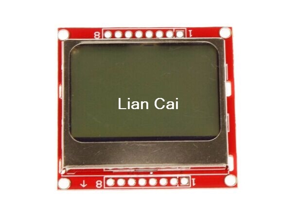 Smart Electronics LCD Module Display Monitor White backlight adapter PCB 84*48 84x84 Nokia 5110 Screen for Arduino