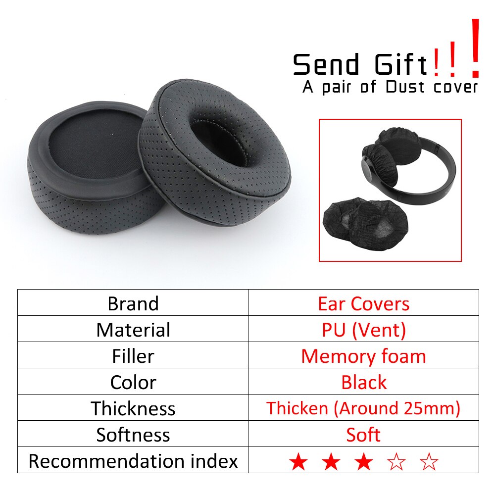 Ear Covers For Grado Earpads SR80 SR80i SR60i SR60 Headphone Replacement Earpads: Dark Grey
