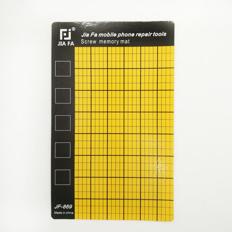 Bakeey 145x90mm Magnetische Schroef Mat Mobiele Telefoon Reparatie Gereedschap Opslag matten geel Demonteren Geheugen Grafiek Werk Pad universele