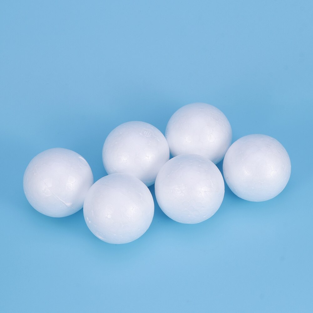 Boules de polystyrène rondes (2cm), 100 pièces, artisanat de modélisation de décoration de mariage, sphère ronde, articles de bricolage (2cm)