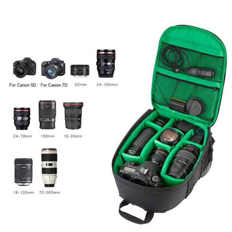Multifunctionele camerarugzak Video Digitale DSLR-tas Waterdichte buitencamera Fototas Case Box voor Nikon/voor Canon/DSLR