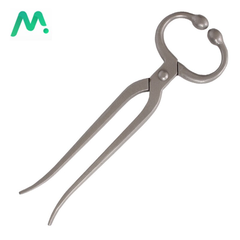 1Pc Stainless Steel Cow Nose Plier Plastic Bull Nose Ring Install Plier Cattle Traction Ring Bovine Clamp Farm Equipmemt: Default Title