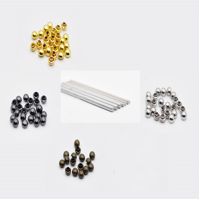 Doll clothing accessories mini button super mini nail mushroom rivets 3mm/4mm +Hand tool sets