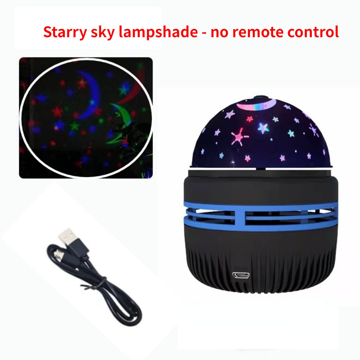 LED Strahler Stern Galaxis Projektor Lampe Bunte Rotierende Magische Kugel Schlafzimmer Atmosphäbetreffend Lampe Bar KTV Disko Party Bühne Licht: Blau