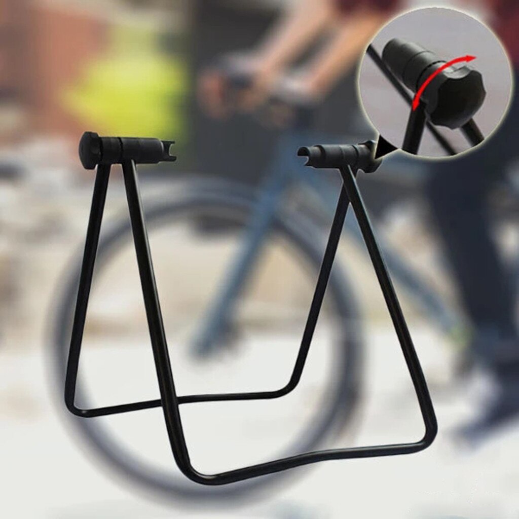 Bicycle Stand Parking Folding Bicycle Trainer Stationary Bike Cycle Stand Parking Rear Hub Mount Rack Portable