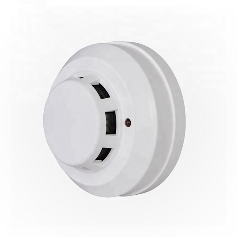 4 Wire Smoke Detector High Sensitive Fire Smoke Alarm Photoelectric Home Office Security Alert Detector