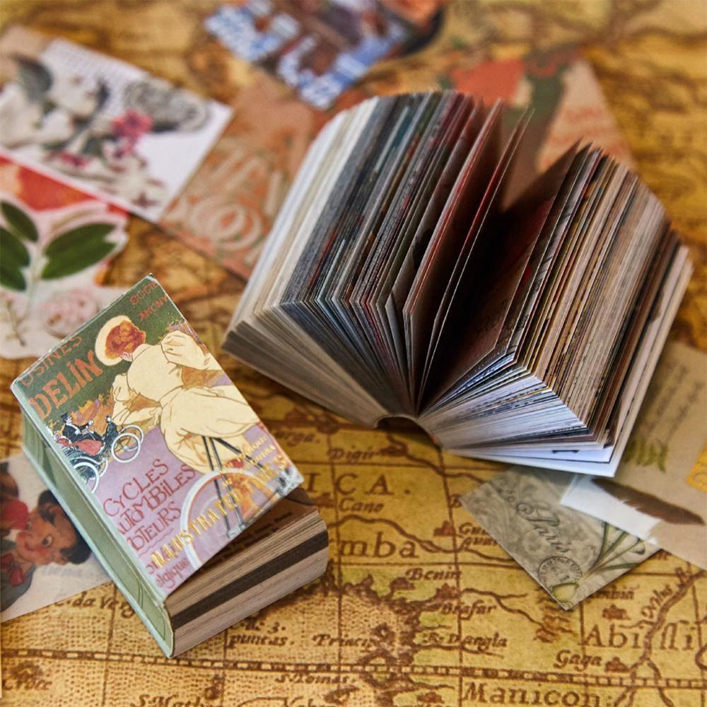 200 ark / pakke papir retro materiale kort brev papir base skrive materiale side journal diy stempel note papirvarer deco stic  n6 n 2