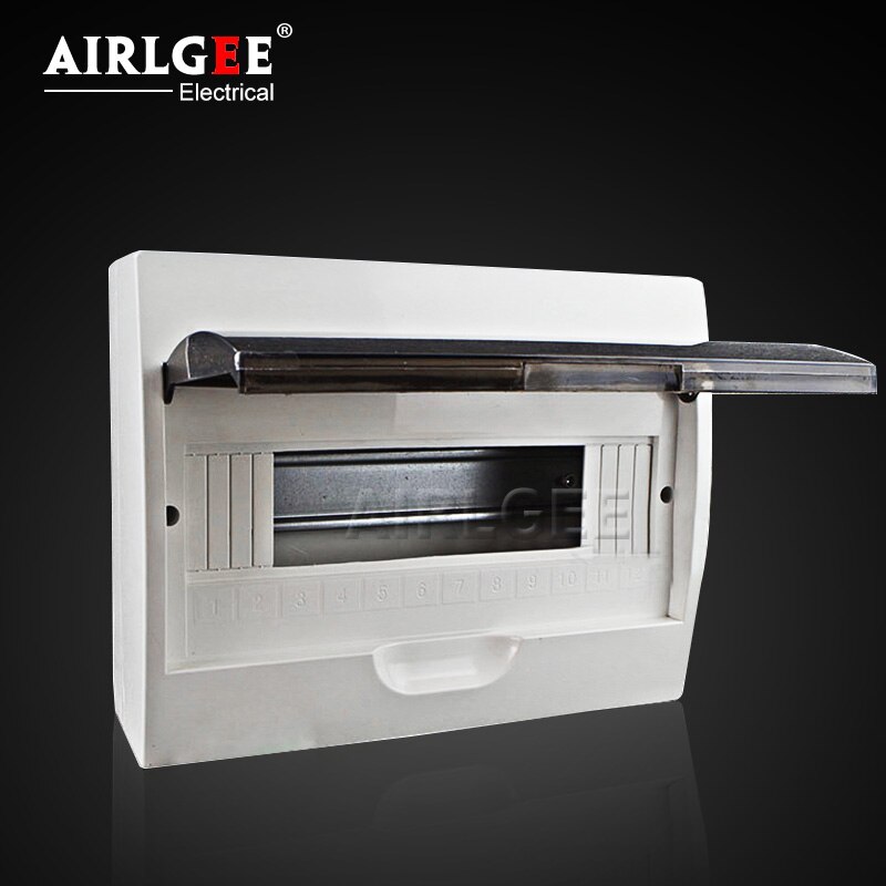 12way household surface mounted distribution box waterproof ABS plastic power supply circuit breaker box