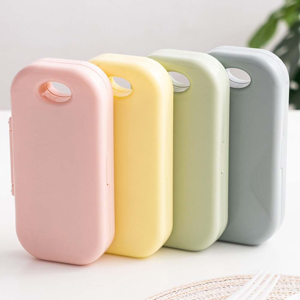 Couverts de voyage Bento baguettes fourchette cuillère pliable ensemble avec boîte de rangement