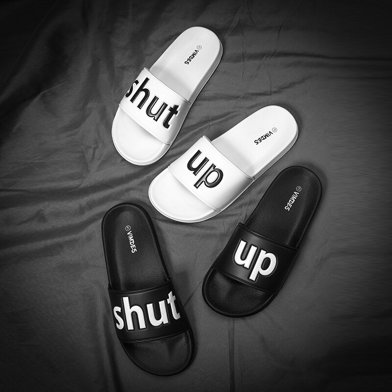 XIMISEN Männer Hausschuhe Große Größe 39-46 Herren Schuhe Atmungs Strand Sandalen Hausschuhe Keil Schwarz Weiß Flip-Flops Männer rutschen