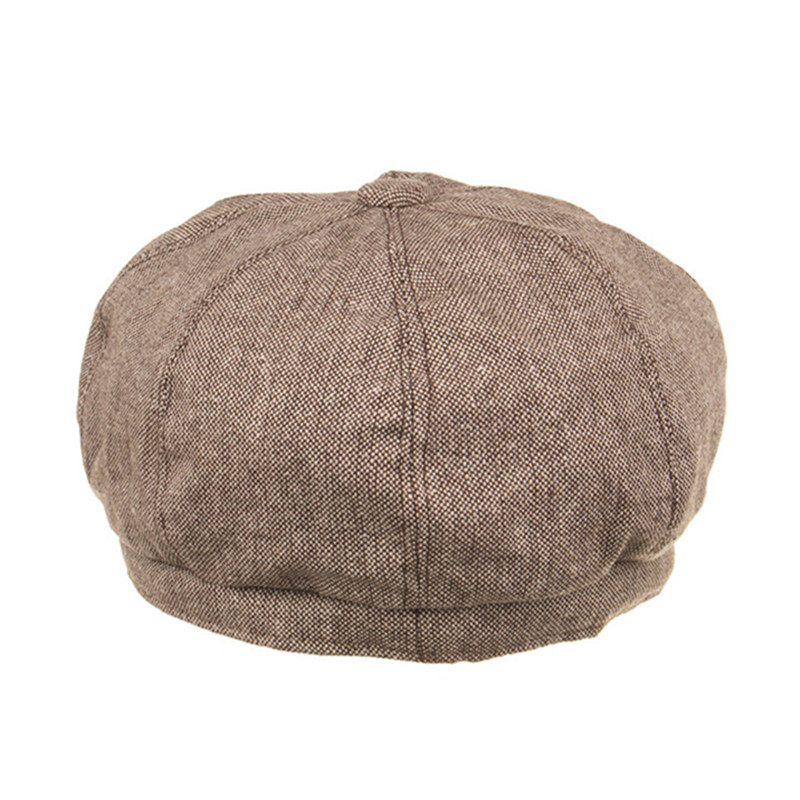 SILOQIN Women's Cap Style Cotton Cloth Newsboy Caps Mujer Gorras Planas Simple Octagonal Hat Brands Sombrero Flat Cap