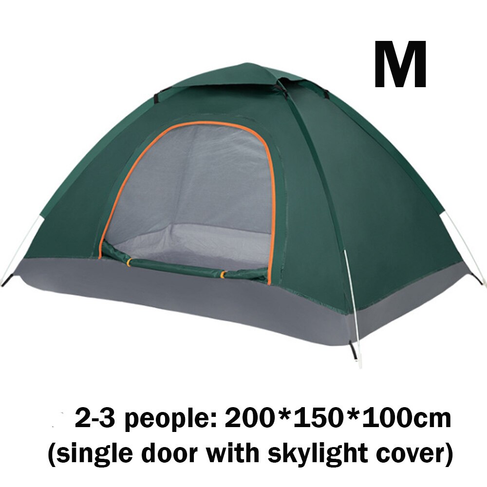 Automatic Instant Pop Up Tent Potable Beach Tent Lightweight Outdoor UV Protection Camping Tent Cabana Sun Shelter: M  Green