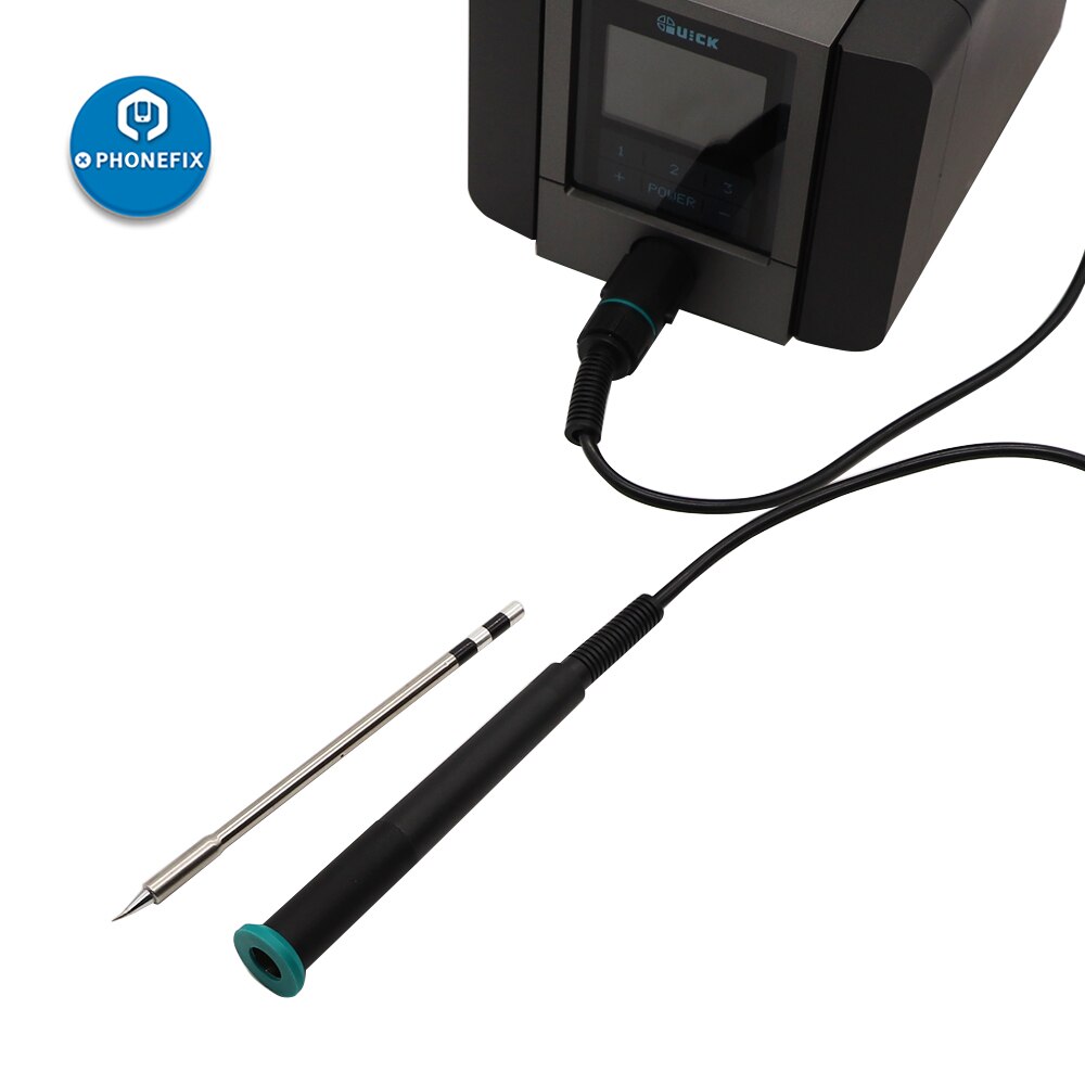 QUICK TS1200A Lead Free Solder Iron Tip Handle Welding Pen TSS02-1CTSS02-ITSS02-JTSS02-KKTSS02-SK Electric Soldering Iron Head