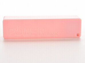 1PC Plastic Power Bank Box 18650 5V 1A External Battery Pack Charger Case for Mobile Phone Tablets Backup Power 6 Colors: Pink