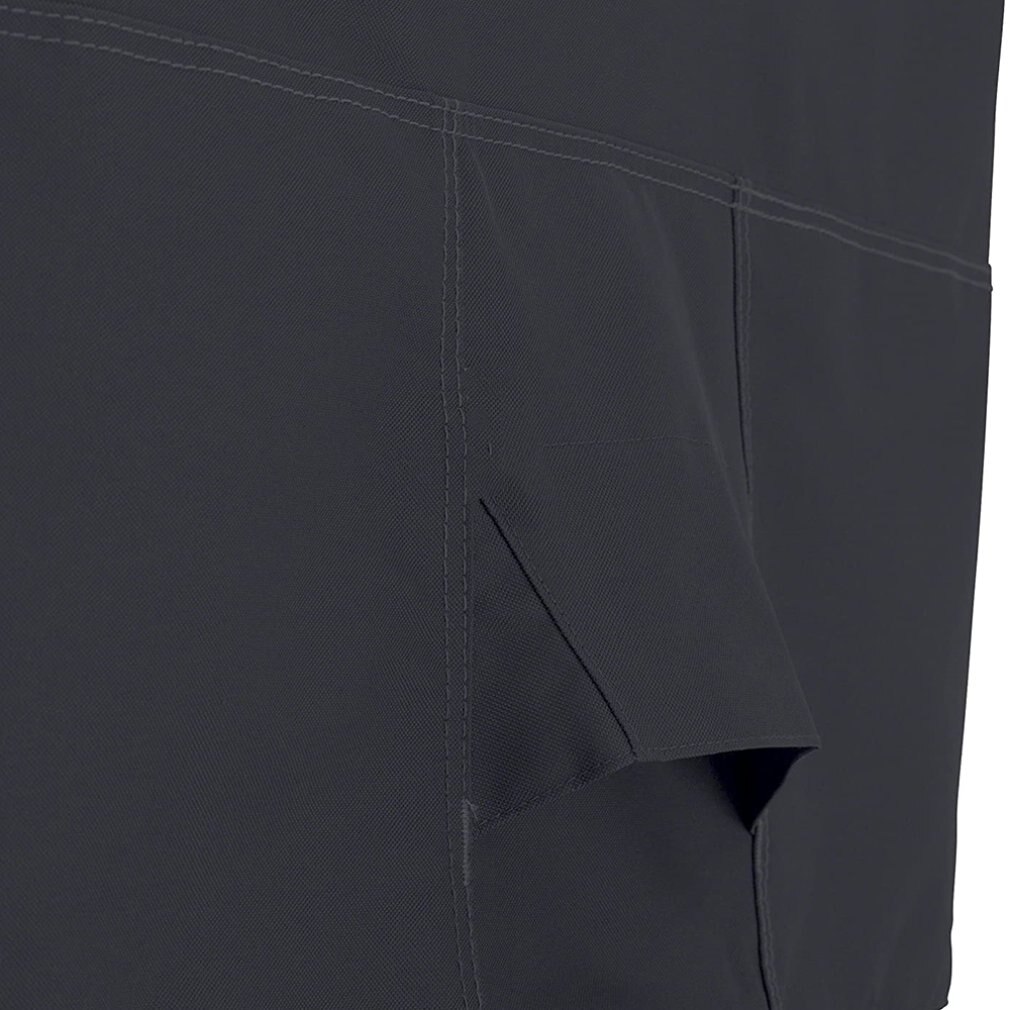 210 dpu polyester grilldeksel grilldeksel utendørs grilldeksel nedre svingtrekkende tau vanntett og støvtett deksel