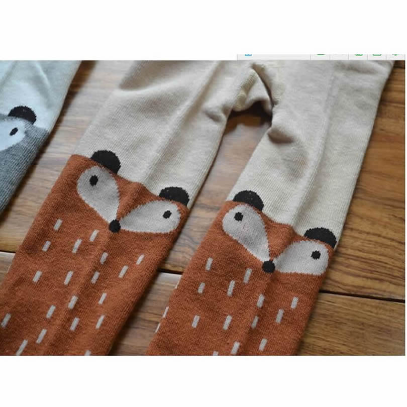 Medias cálidas de algodón para bebé y niña, pantalones, medias para niña, medias para niño, ropa para bebé: Brown Tights / 1 To 2 Year