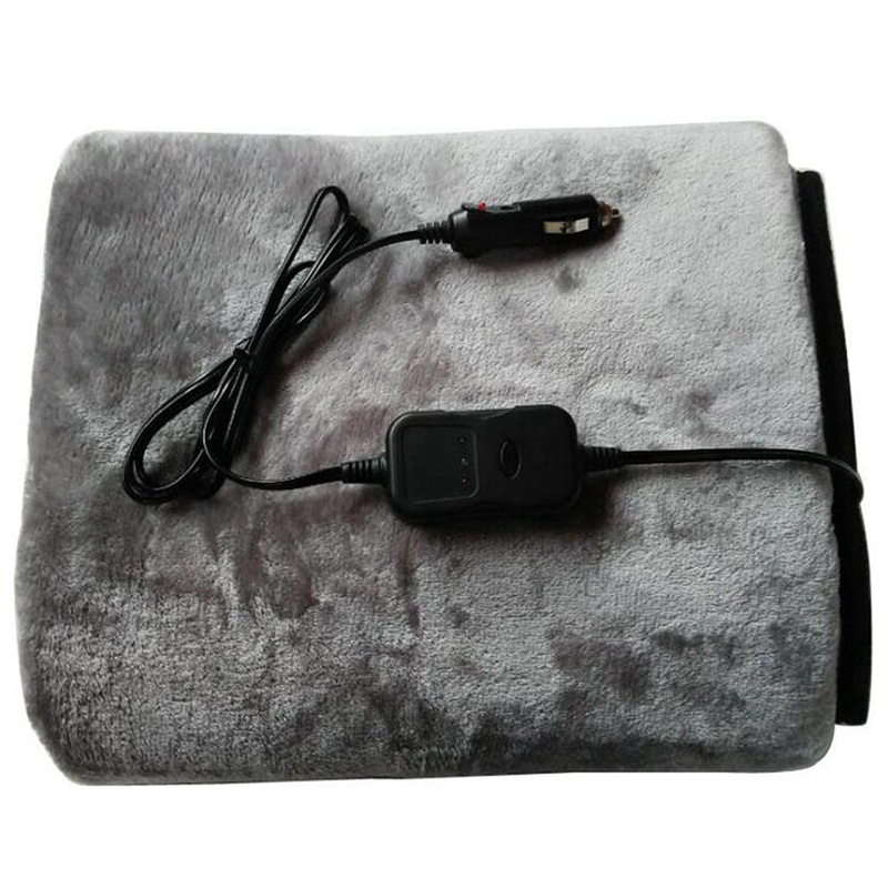 Couverture Chauffante électrique 12V Pour Voiture – Coton, Motif Géométrique, Voyage