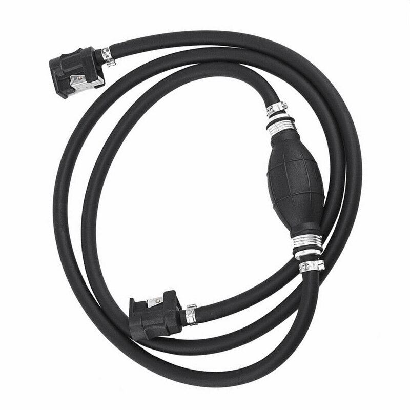 Tuyau de gaz universel de 5/16 pouces, ensemble de conduite de carburant, pompe de transfert manuelle à bulbe, adapté aux bateaux hors-bord