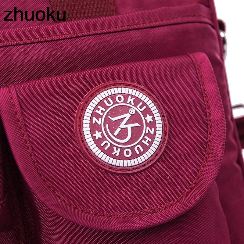 Bolsa de ombro feminina, bolsa casual feita em nylon de marca famosa, estilo carteiro, bolsa de mão e de ombro para mulheres feminina