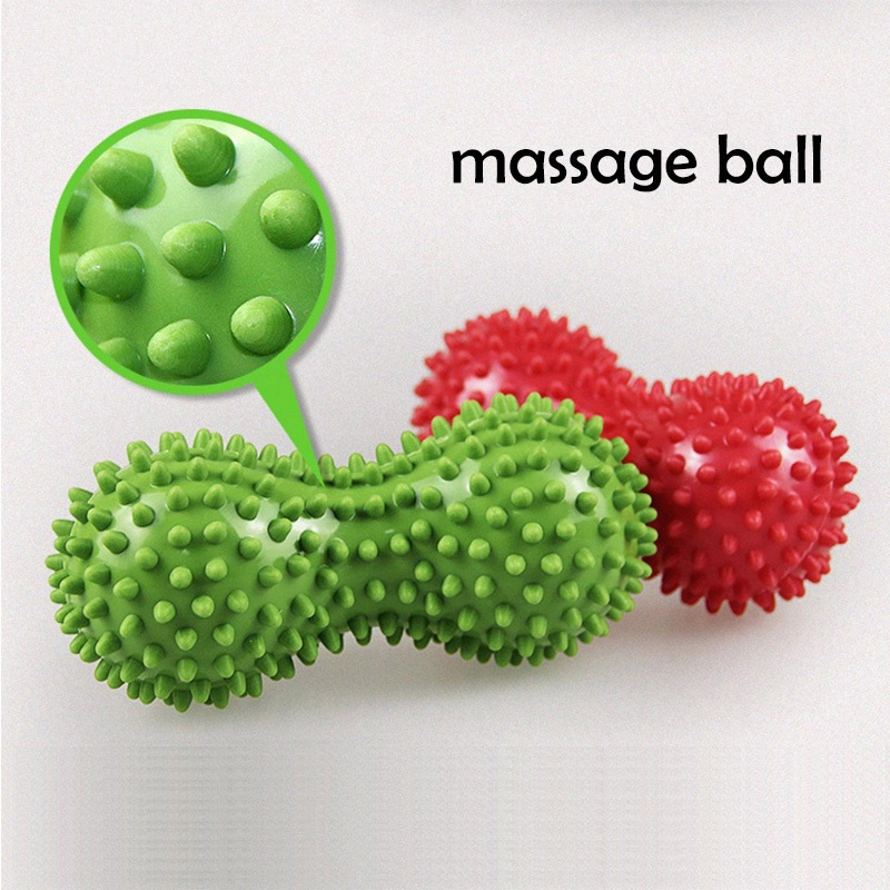1Pcs Durable PVC Spiky Massage Ball Trigger Point Sport Fitness Hand Foot Pain Relief Plantar Fasciitis Reliever Fitness tools